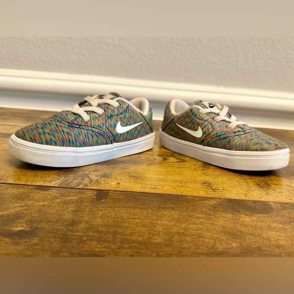 Nike SB Check Premium Multicolor Kids Sneakers Size 8 - Picture 3 of 5